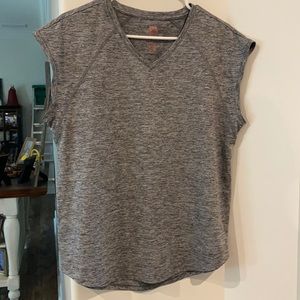 Brisa cap-sleeved Yoga top L